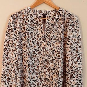 Ann Taylor Floral Blouse X-Small